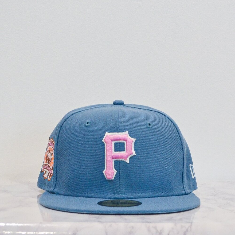 New Era Pittsburg Pirates Fitted Hat with Side Patch 7 1/2